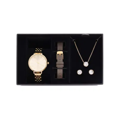Senhoras elegantes relógio meninas jóias, relógio de aço de alta qualidade conjuntos de presente jóias relógio de luxo, moda relógio de pulso conjuntos de jóias